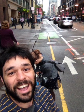The Dearborn Street protected bike lane has made Chicago's downtown feel way less mean.