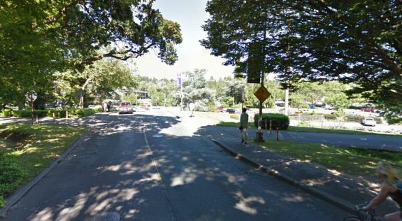 Image of the intersection before the changes, via Google Street View
