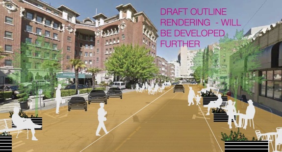 Image of Terry Ave from the First Hill Public Realm Action Plan.
