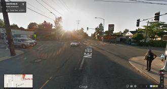 Image of NE 65th ST/15th Ave NE intersection from Google Street View.