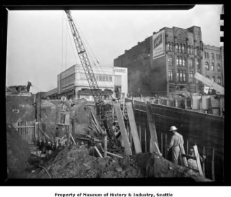Battery_Street_Tunnel_construction_Seattle_1952
