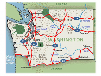 Someday, US Bicycle Routes could criss-cross Washington. WSDOT image