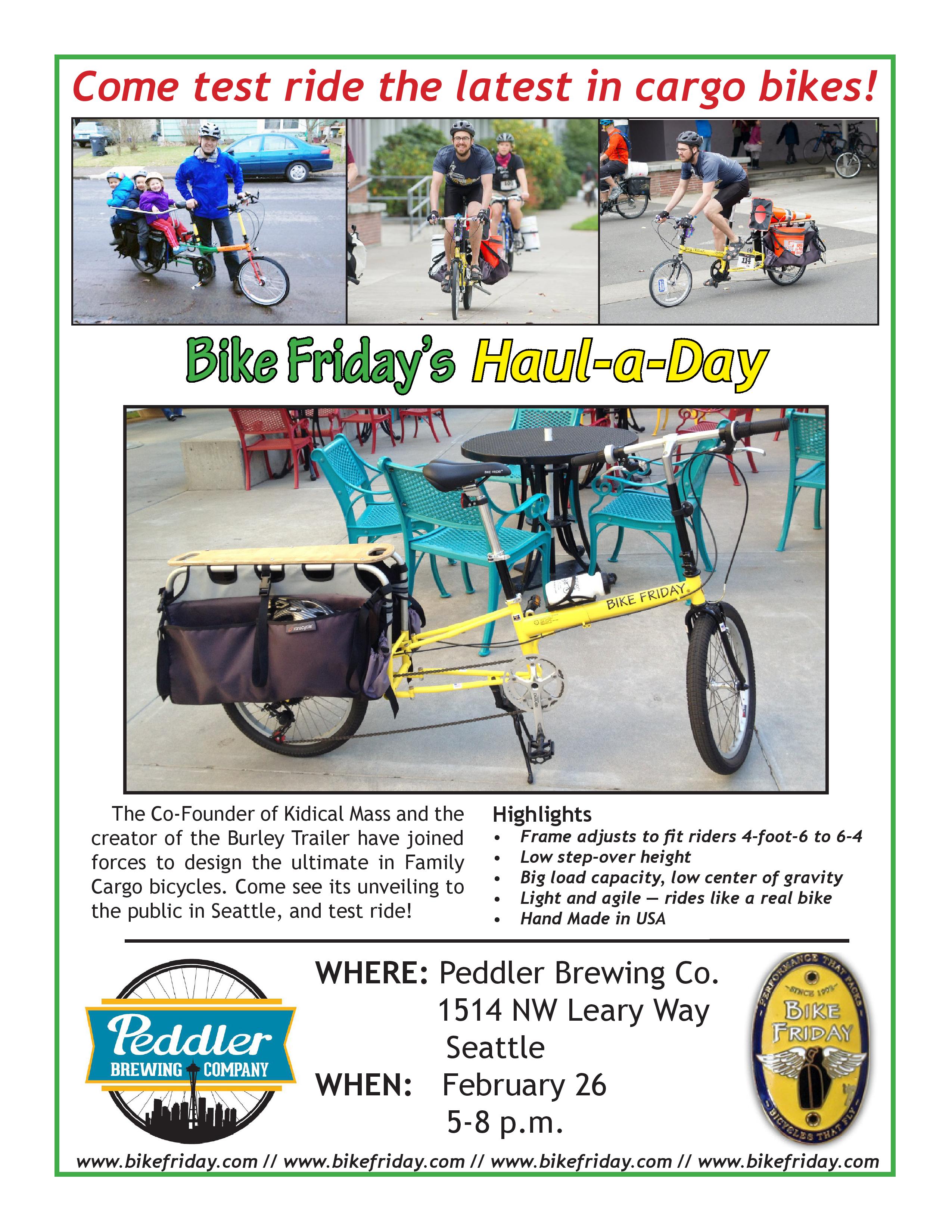 Test ride Bike Friday’s Haul-A-Day cargo bike | Seattle Bike Blog