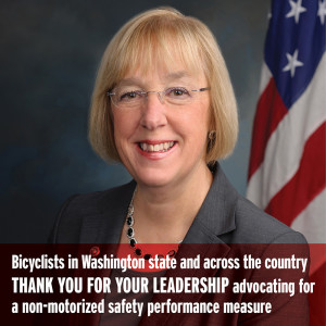 Image of Senator Patty Murray from WA Bikes