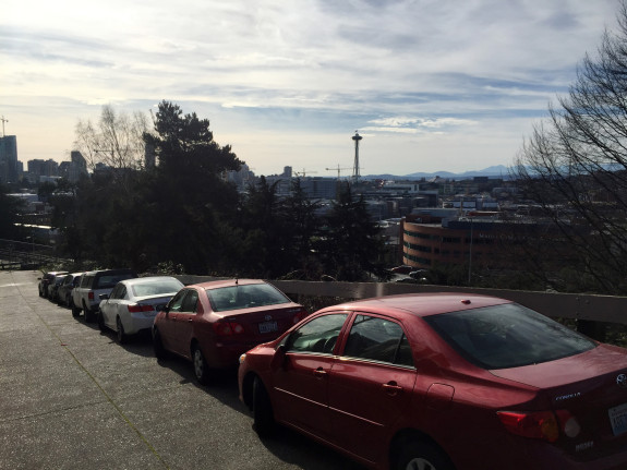 Seattle has some of the world's most stunning car parking spaces.