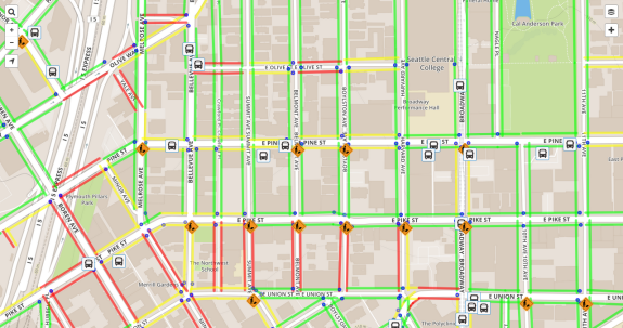 Screenshot from Access Map - Seattle.