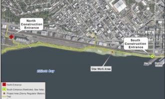 Trail Alert: Year-long County wastewater project could create some Elliott Bay Trail delays
