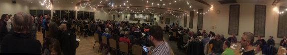 The crowd at a late January meeting of Shilshole South supporters