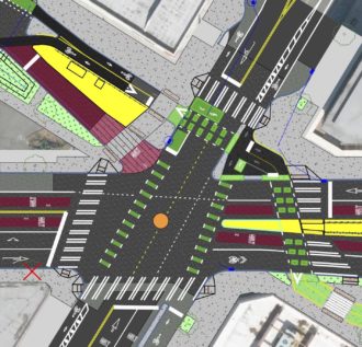 Design concept for the Madison, 12th Avenue and East Union Street intersection described later in this story.