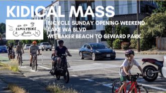 Kidical Mass Ride - Bicycle Sunday Opening Weekend! @ Mount Baker Beach | Seattle | Washington | United States